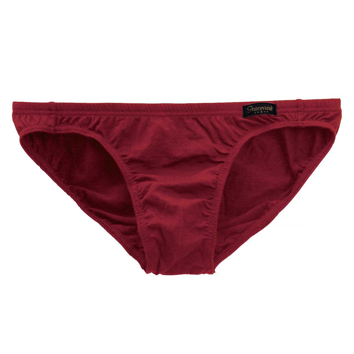 グレイブボールトGravevault × SHIROHATO 別注 naturale due フルバック ビキニ ブリーフ メンズ M L 天然素材(WI-ワイン-M)