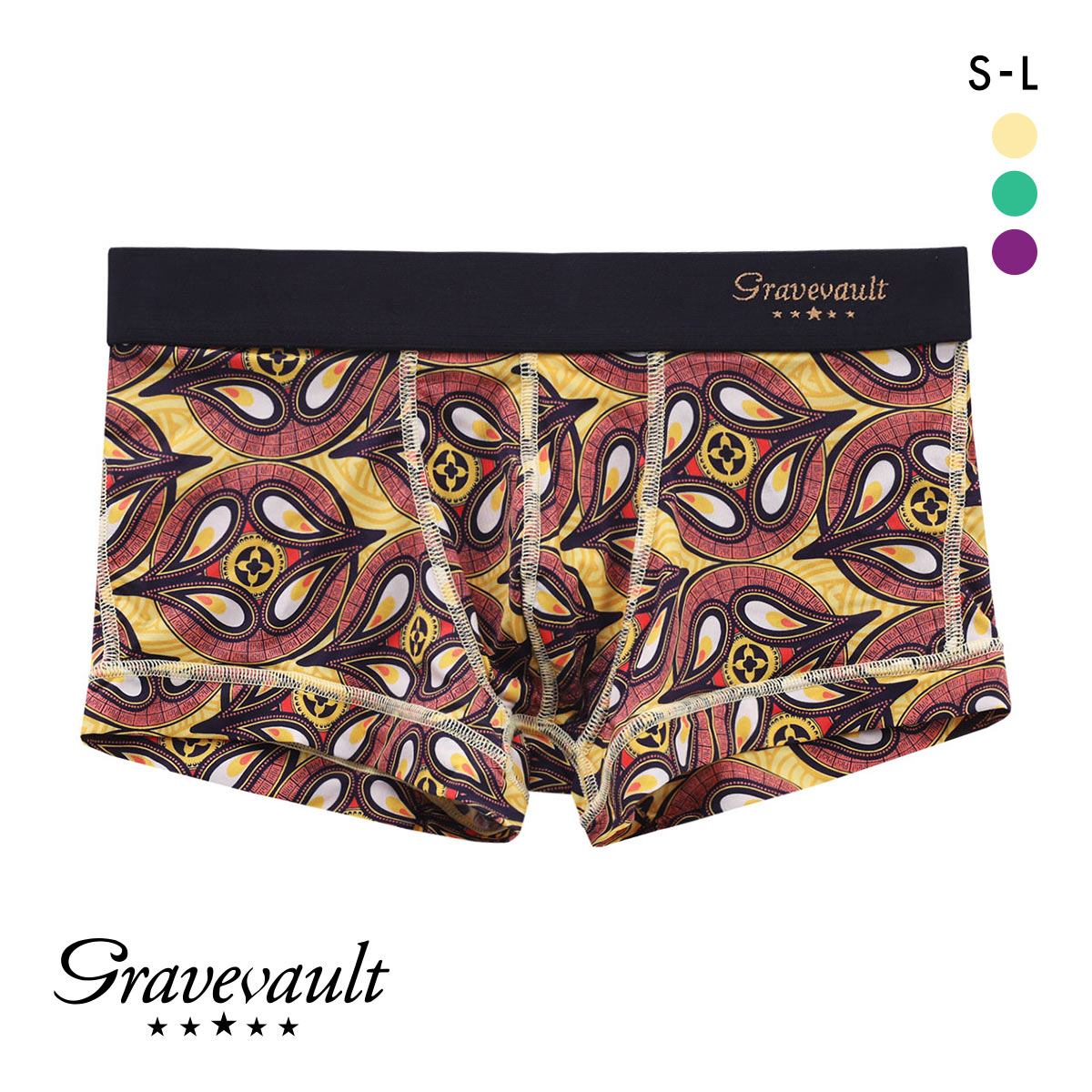 グレイブボールトGravevault×CLOUDY KIXX sign of LOVE ローライズ ボクサーパンツ SML 3061131 前とじ クラウディコラボ(OR-オレンジ-S)