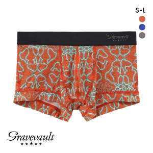 グレイブボールト Gravevault×CLOUDY ASOMDWE ローライズ ボクサーパンツ SML 前とじ クラウディコラボ 日本製 メンズ 国産