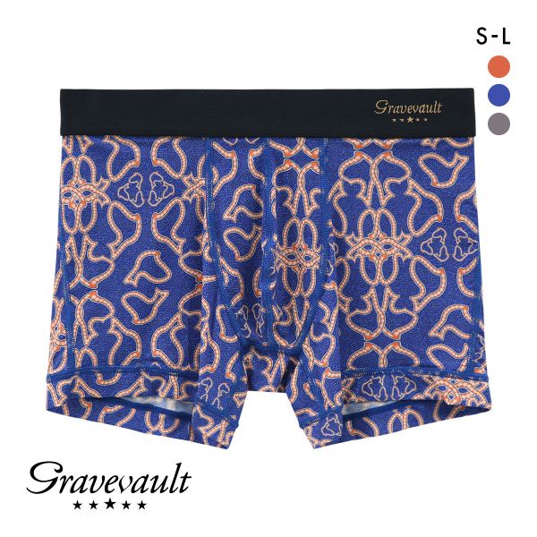 グレイブボールト Gravevault×CLOUDY ASOMDWE ショート ボクサーパンツ SML 3061342 前とじ クラウディコラボ 日本製 メンズ 国産