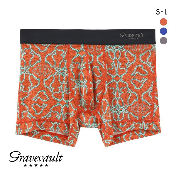 グレイブボールト Gravevault×CLOUDY ASOMDWE ショート ボクサーパンツ SML 3061342 前とじ クラウディコラボ 日本製 メンズ 国産