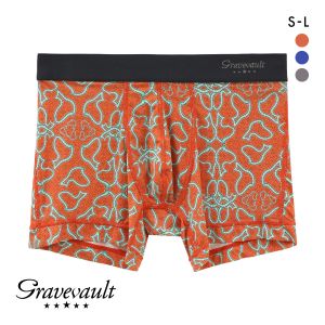 グレイブボールト Gravevault×CLOUDY ASOMDWE ショート ボクサーパンツ SML 3061342 前とじ クラウディコラボ 日本製 メンズ 国産