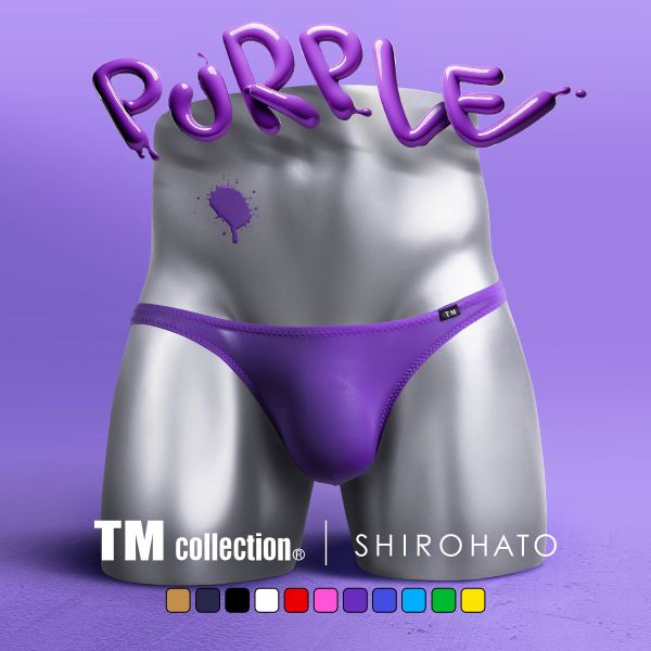 ティーエム コレクション TM collection × SHIROHATO コラボ STRIKESKIN ビキニ ブリーフ フルバック もっこりスタイル M L LL