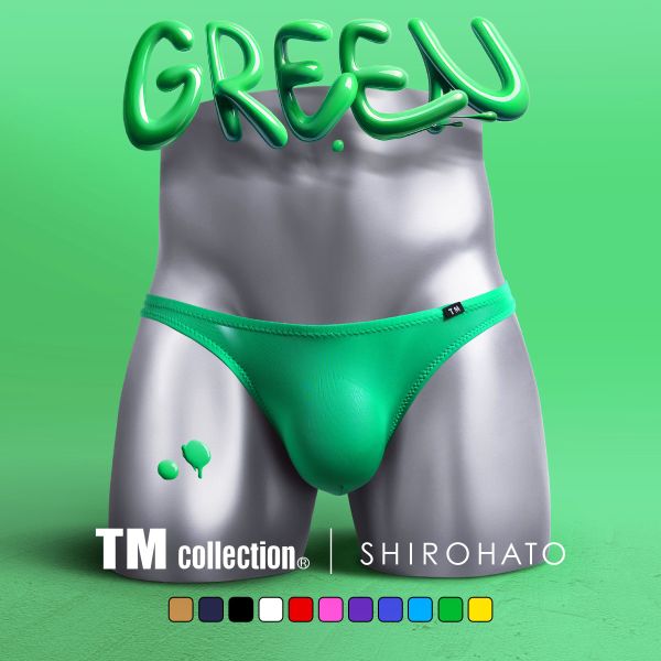ティーエム コレクション TM collection × SHIROHATO コラボ STRIKESKIN ビキニ ブリーフ フルバック もっこりスタイル M L LL