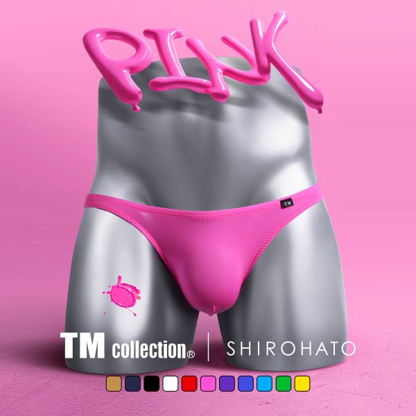 ティーエム コレクション TM collection × SHIROHATO コラボ STRIKESKIN ビキニ ブリーフ Tバック もっこりスタイル M L LL