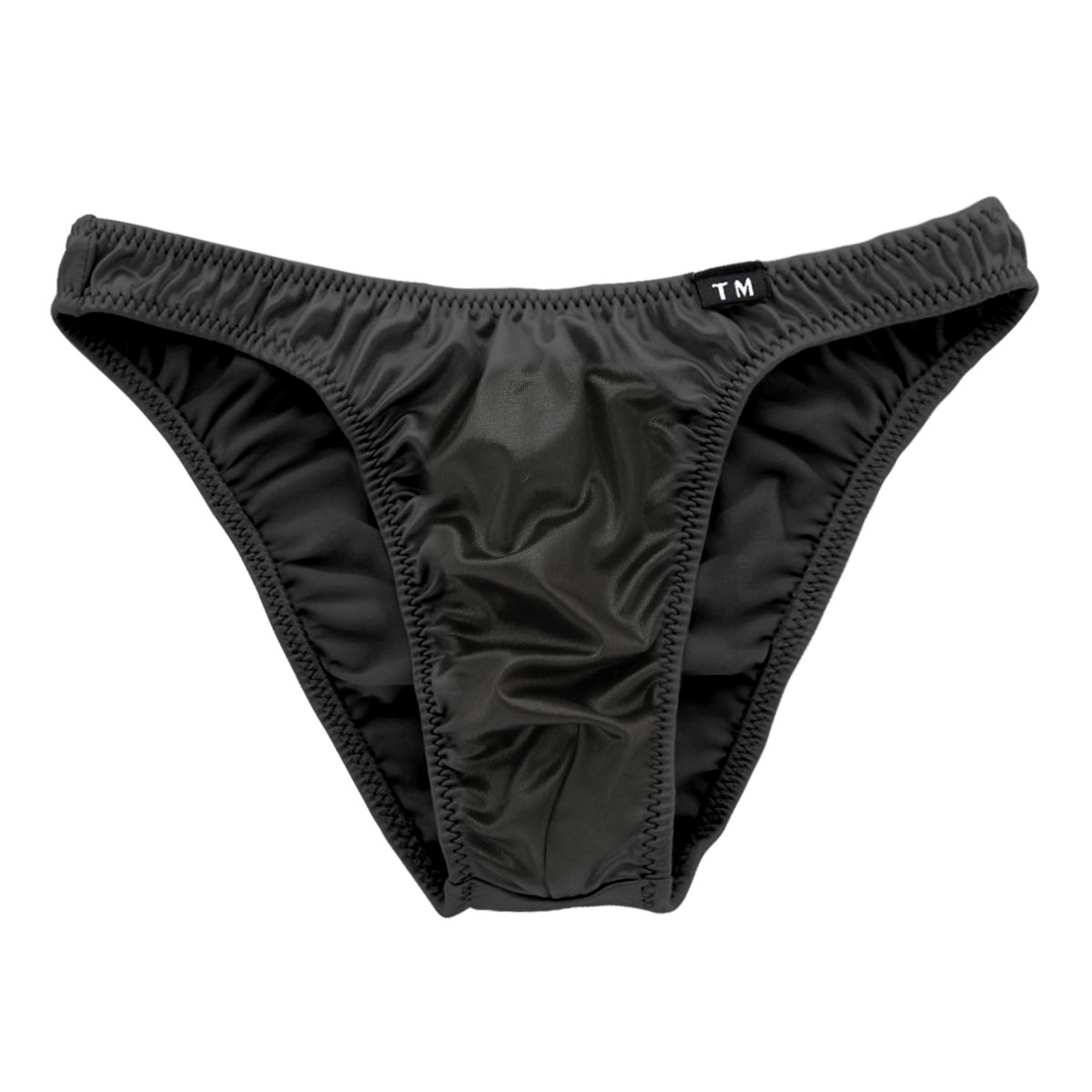 ティーエム コレクション TM collection × SHIROHATO コラボ YKS ビキニ ブリーフ ハーフバック 雄のジェラート M L LL(BK-ブラック-M)