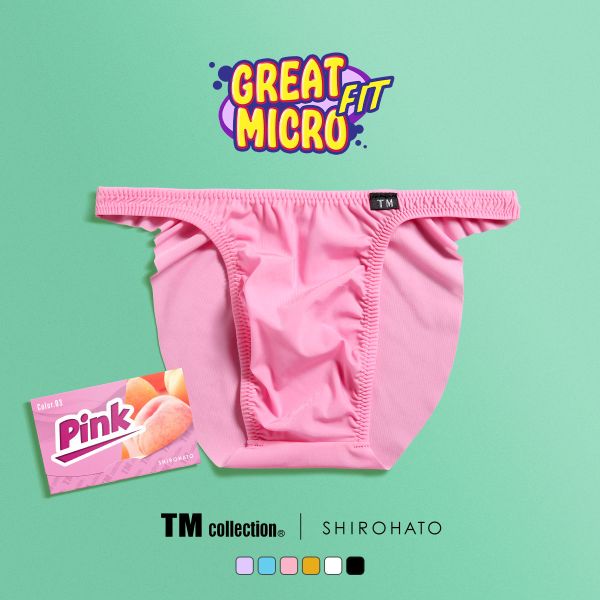 ティーエム コレクション TM collection × SHIROHATO コラボ GMF フリーカット ノンライン フルバック ビキニ 薄い 軽い 透け