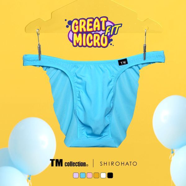 ティーエム コレクション TM collection × SHIROHATO コラボ GMF フリーカット ノンライン フルバック ビキニ 薄い 軽い 透け