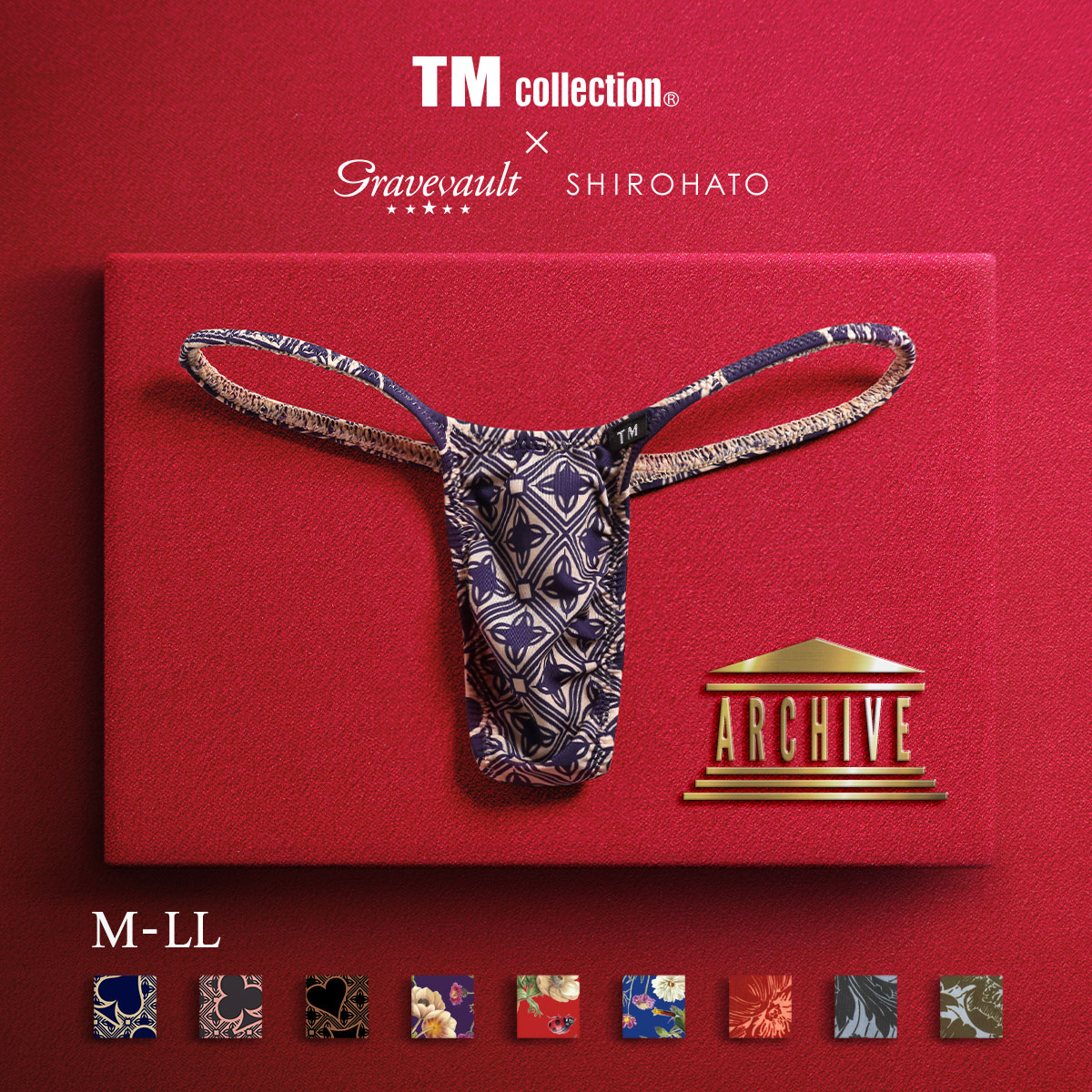 ティーエムコレクション TM collection×Gravevault×SHIROHATO トリプルコラボ Archives Tバック