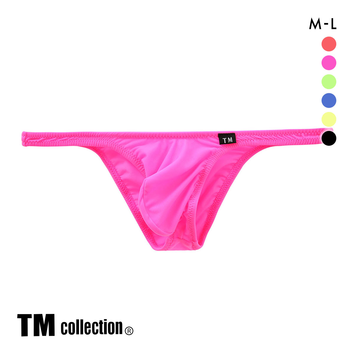 ティーエム コレクション TM collection NewT2M2 3Dコンパクト ハーフバック ML ビキニ メンズ(PI-ピンク-M)