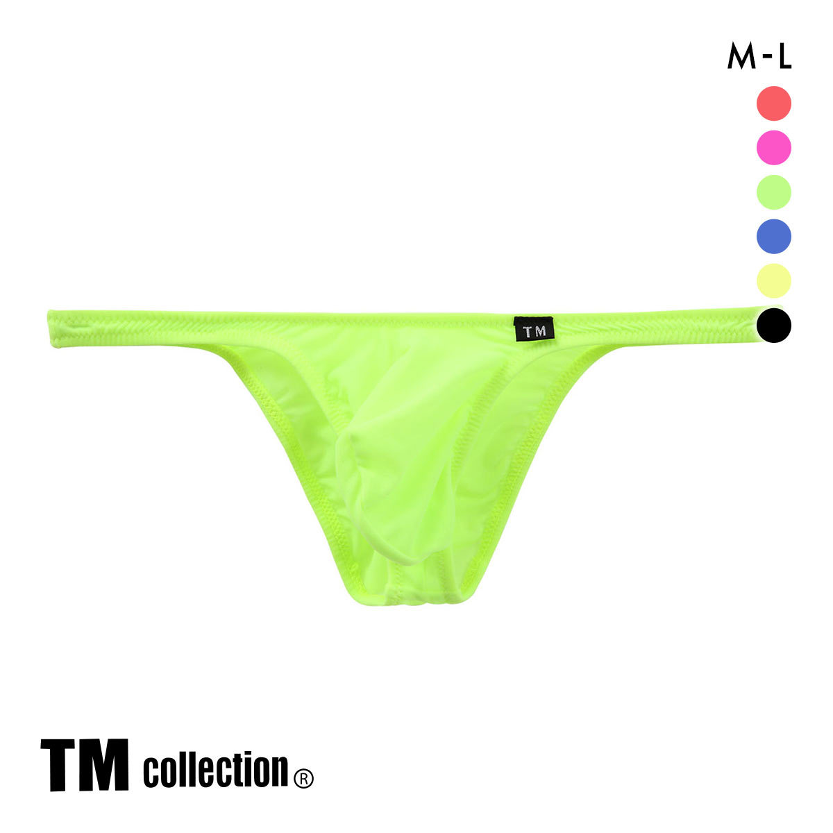ティーエム コレクション TM collection NewT2M2 3Dコンパクト ハーフバック ML ビキニ メンズ(GR-グリーン-M)