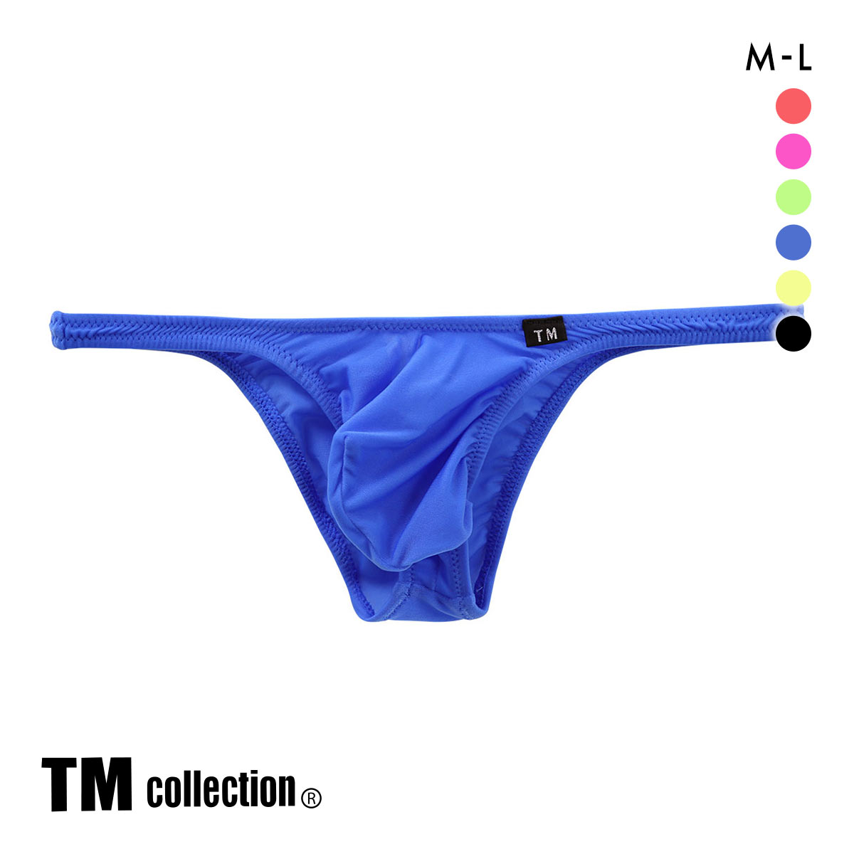 ティーエム コレクション TM collection NewT2M2 3Dコンパクト ハーフバック ML ビキニ メンズ(BU-ブルー-M)