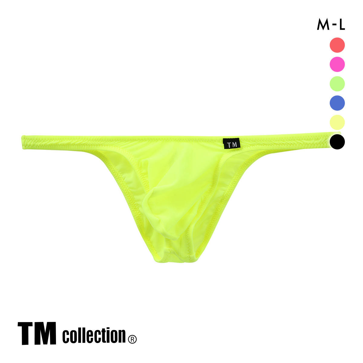 ティーエム コレクション TM collection NewT2M2 3Dコンパクト ハーフバック ML ビキニ メンズ(YE-イエロー-M)