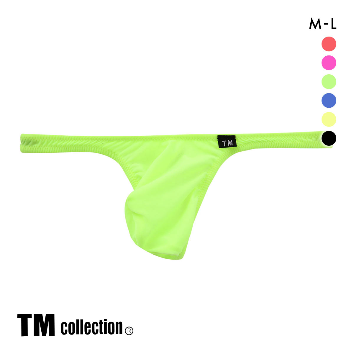 ティーエム コレクション TM collection NewT2M2 3Dコンパクト Tバック ML ビキニ メンズ タンガ ソング(GR-グリーン-M)