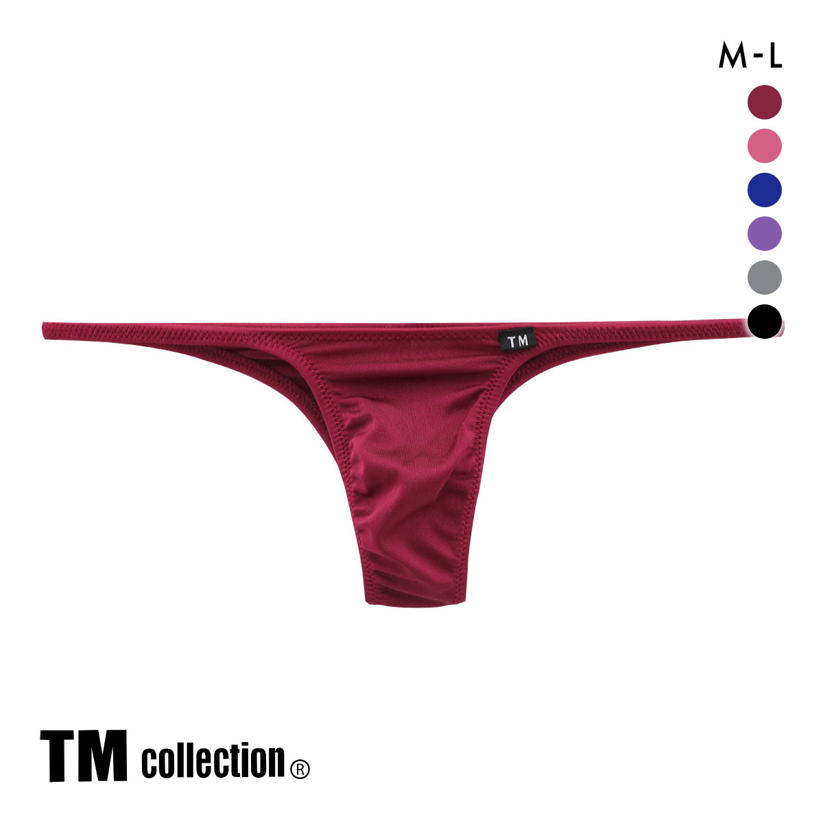 ティーエム コレクション TM collection Shinysmooth ハギナシシャープ ハーフバック ハイライズ ML メンズ ビキニ ブリーフ セクシー