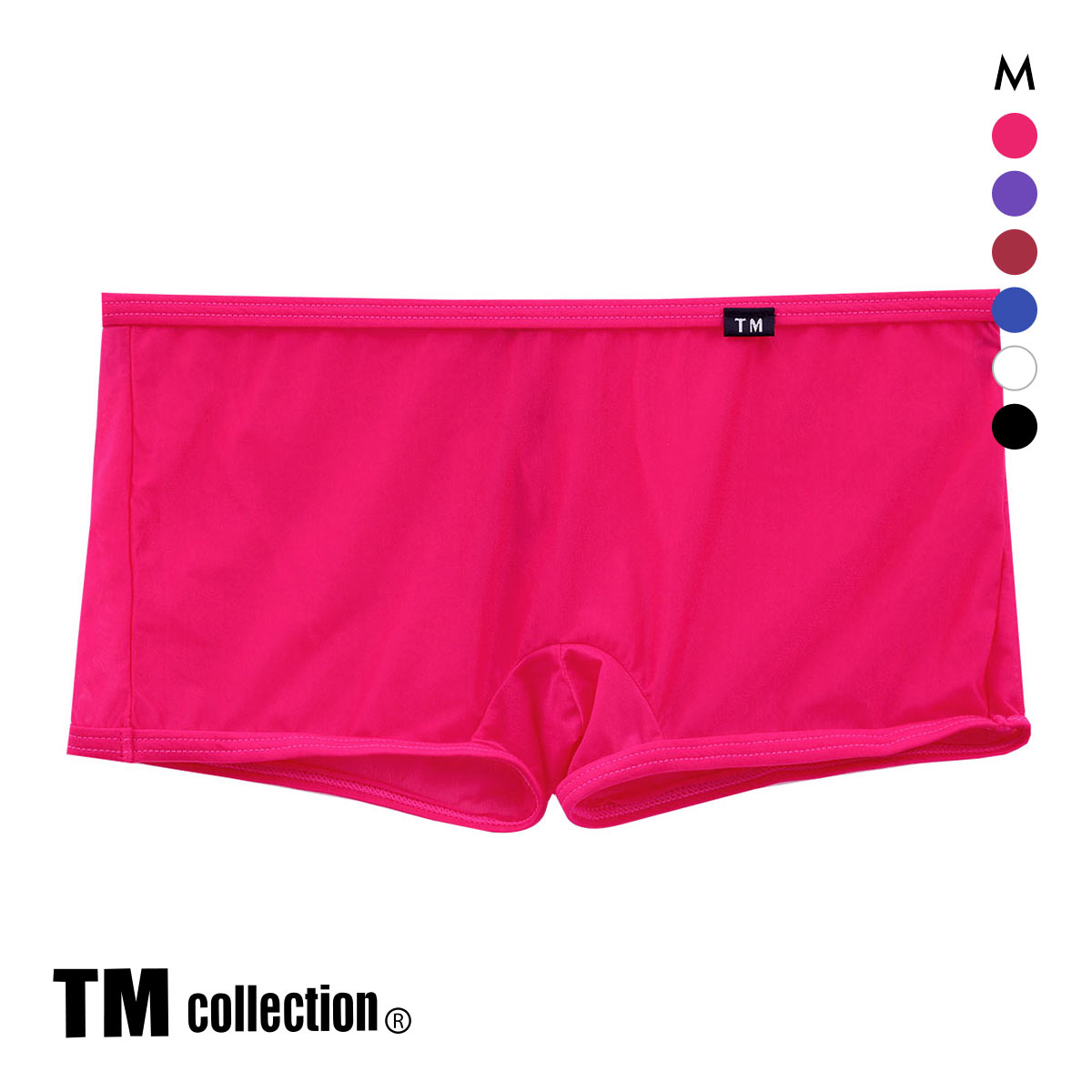 ティーエム コレクション TM collection Clearskin フラットローライズ ボクサー ML 透け メンズ セクシー 前閉じ