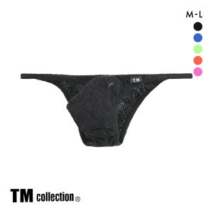 ティーエム コレクション Soft woolly lace もっこりシャープ ハーフバック ML メンズ 前とじ ビキニ 日本製 TM collection