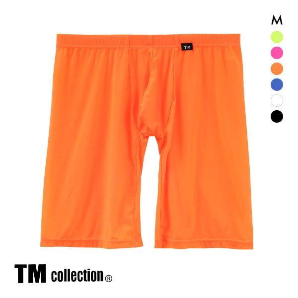 ティーエム コレクション Clearskin ハーフスパッツ M 透け メンズ インナー ロングボクサー セクシー 前閉じ TM collection