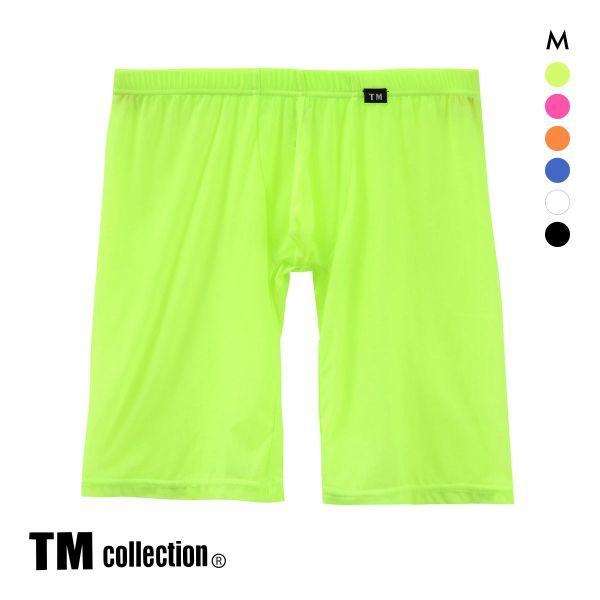 ティーエム コレクション Clearskin ハーフスパッツ M 透け メンズ インナー ロングボクサー セクシー 前閉じ TM collection