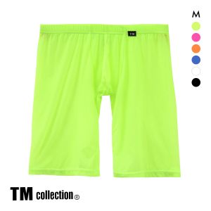 ティーエム コレクション Clearskin ハーフスパッツ M 透け メンズ インナー ロングボクサー セクシー 前閉じ TM collection