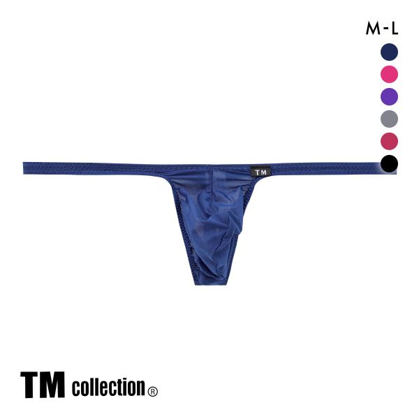 ティーエム コレクション Clearskin ハイレグもっこり Tバック M L 透け メンズ ビキニ ブリーフ セクシー 前閉じ TM collection