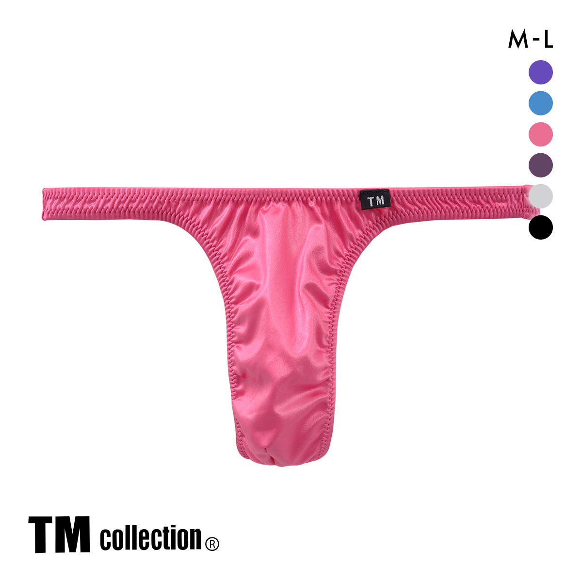 ティーエム コレクション YKS ハイレグ 股下細め Tバック M L メンズ ビキニ タンガ ソング セクシー 前閉じ(RO-ローズ-M)