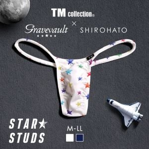 ティーエムコレクション TM collection×Gravevault×SHIROHATO トリプルコラボ STAR STUDS ハギ無しシャープ Tバック
