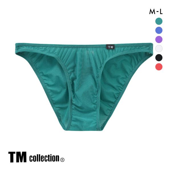 ティーエム コレクション Clearskin ハギナシ Standard fit フルバック M L 透け メンズ ビキニ ブリーフ セクシー 前閉じ