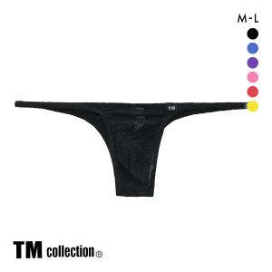 ティーエム コレクション Soft woolly lace ハギナシシャープ ハーフバック ML メンズ 前とじ ビキニ 日本製 TM collection