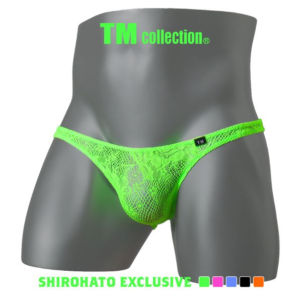 ティーエム コレクション TM collection × SHIROHATO コラボ ウーリーレース 股下細め ハーフバック ビキニ M L LL