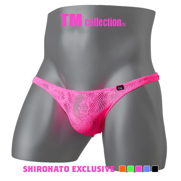 ティーエム コレクション TM collection × SHIROHATO コラボ ウーリーレース 股下細め ハーフバック ビキニ M L LL
