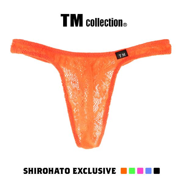 ティーエム コレクション TM collection × SHIROHATO コラボ ウーリーレース 股下細め Tバック ビキニ M L LL