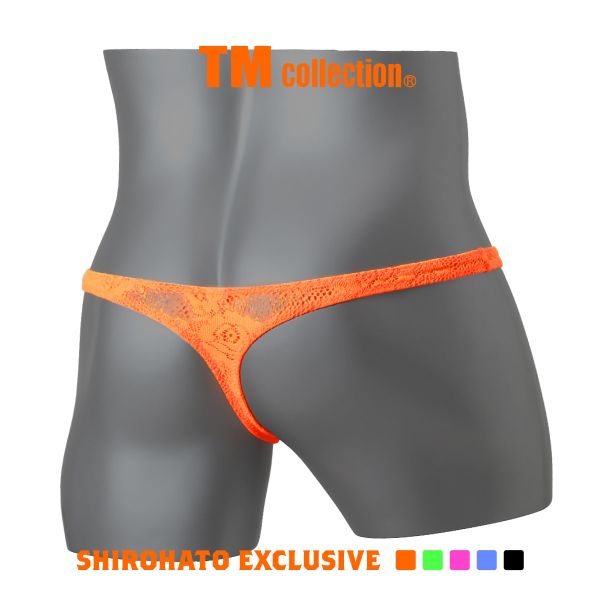ティーエム コレクション TM collection × SHIROHATO コラボ ウーリーレース 股下細め Tバック ビキニ M L LL