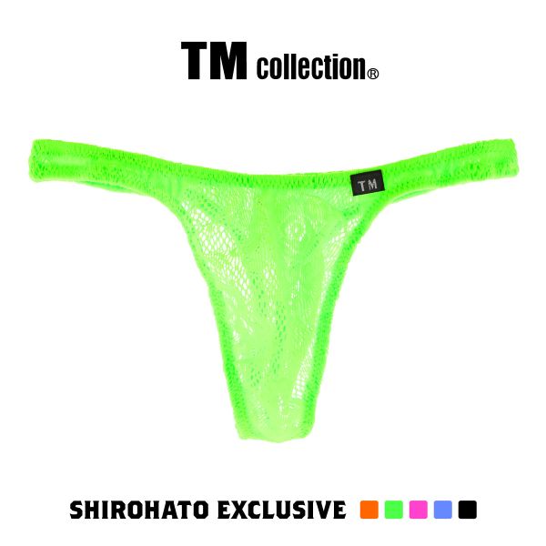 ティーエム コレクション TM collection × SHIROHATO コラボ ウーリーレース 股下細め Tバック ビキニ M L LL