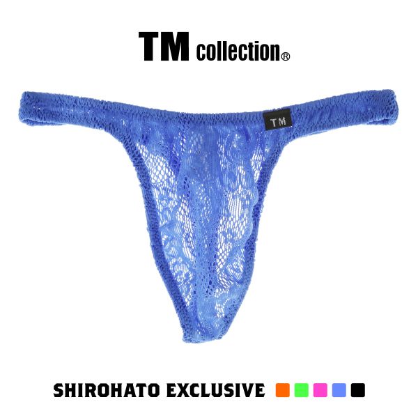 ティーエム コレクション TM collection × SHIROHATO コラボ ウーリーレース 股下細め Tバック ビキニ M L LL