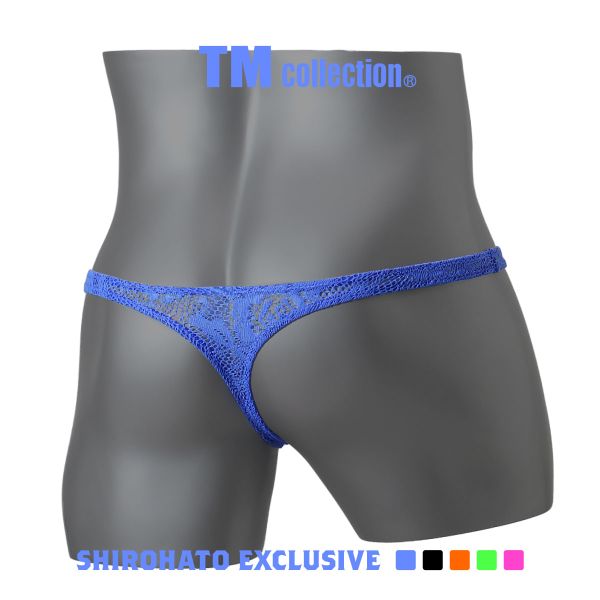 ティーエム コレクション TM collection × SHIROHATO コラボ ウーリーレース 股下細め Tバック ビキニ M L LL