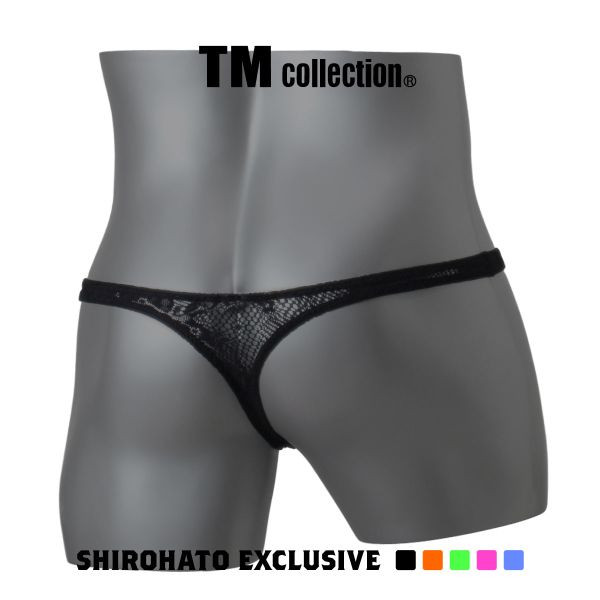 ティーエム コレクション TM collection × SHIROHATO コラボ ウーリーレース 股下細め Tバック ビキニ M L LL