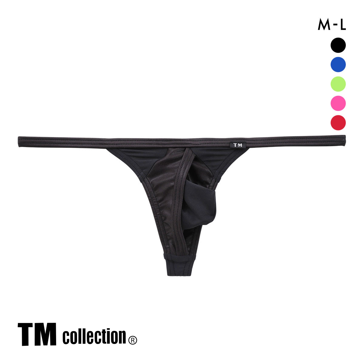 ティーエム コレクション WET STRIKESKIN サイドストリング  Tバック Gスト TM collection(BK-ブラック-M)