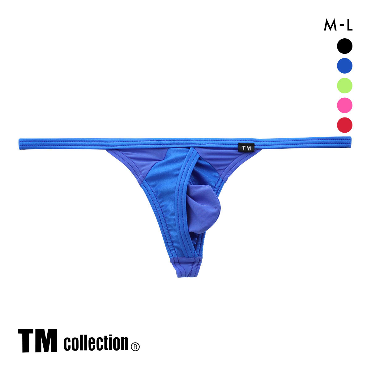 ティーエム コレクション WET STRIKESKIN サイドストリング  Tバック Gスト TM collection(BU-ブルー-M)