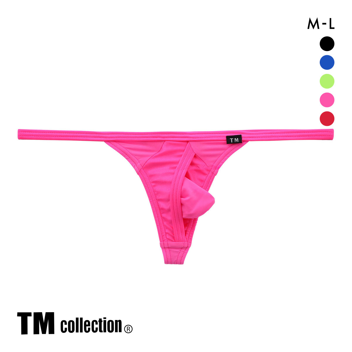 ティーエム コレクション WET STRIKESKIN サイドストリング  Tバック Gスト TM collection(PI-ピンク-M)
