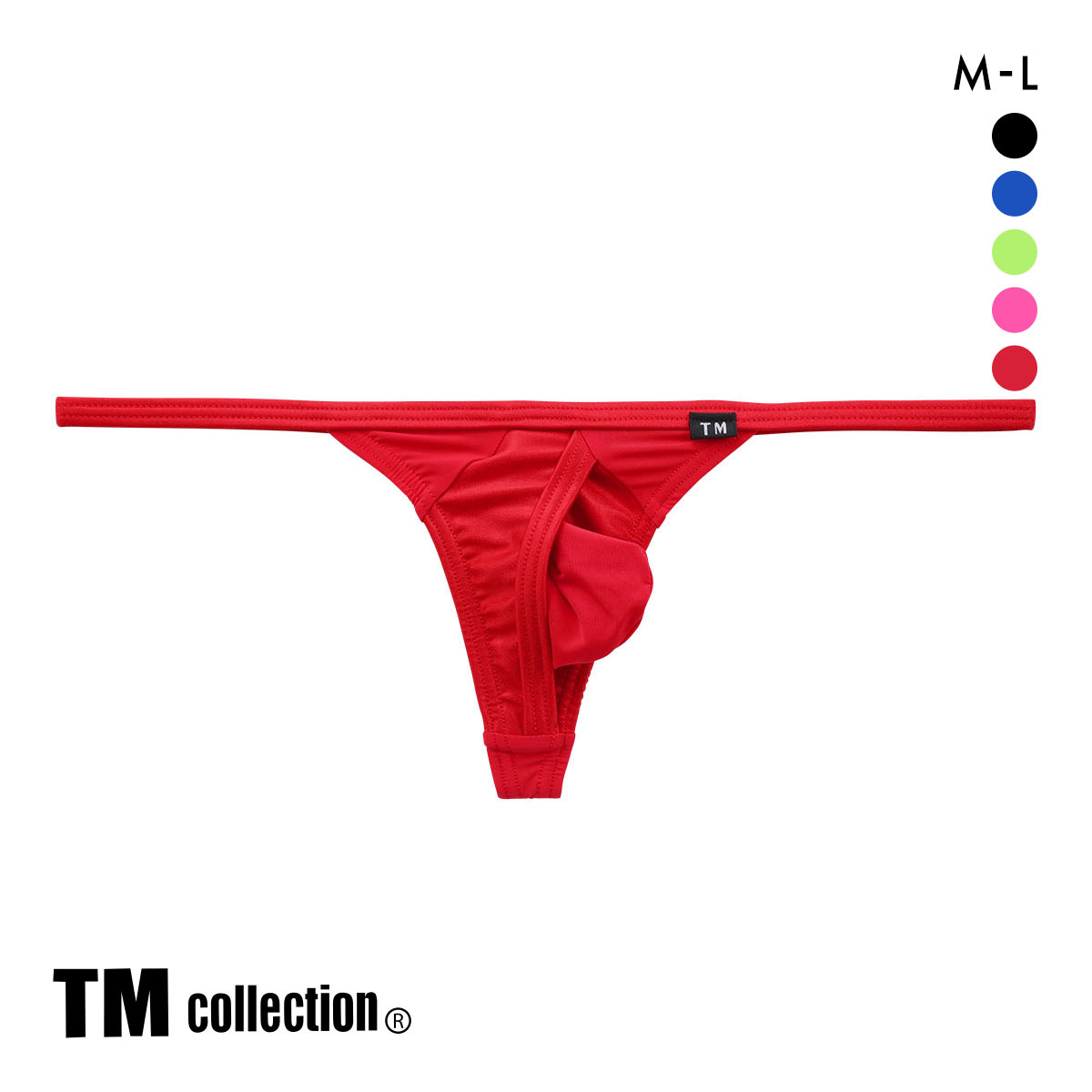 ティーエム コレクション WET STRIKESKIN サイドストリング  Tバック Gスト TM collection(RE-レッド-M)