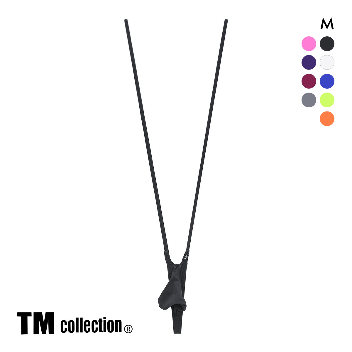ティーエム コレクション　Clearskin JUST IMPACT II サスペンダー TB M セクシー メンズ 前とじ TM collection(BK-ブラック-M)