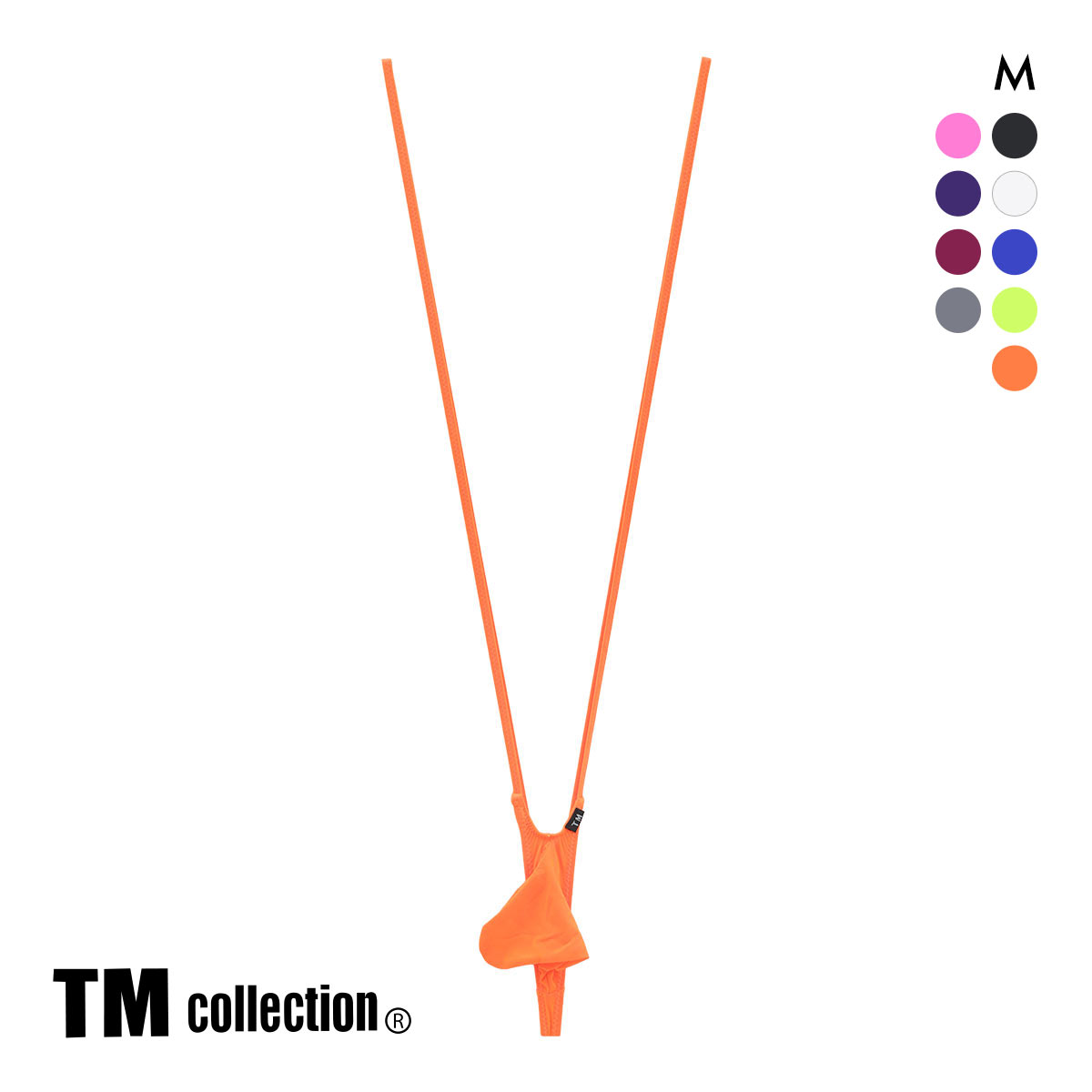 ティーエム コレクション　Clearskin JUST IMPACT II サスペンダー TB M セクシー メンズ 前とじ TM collection(OR-オレンジ-M)