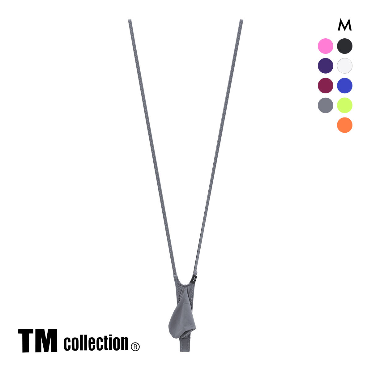 ティーエム コレクション　Clearskin JUST IMPACT II サスペンダー TB M セクシー メンズ 前とじ TM collection(GY-グレー-M)