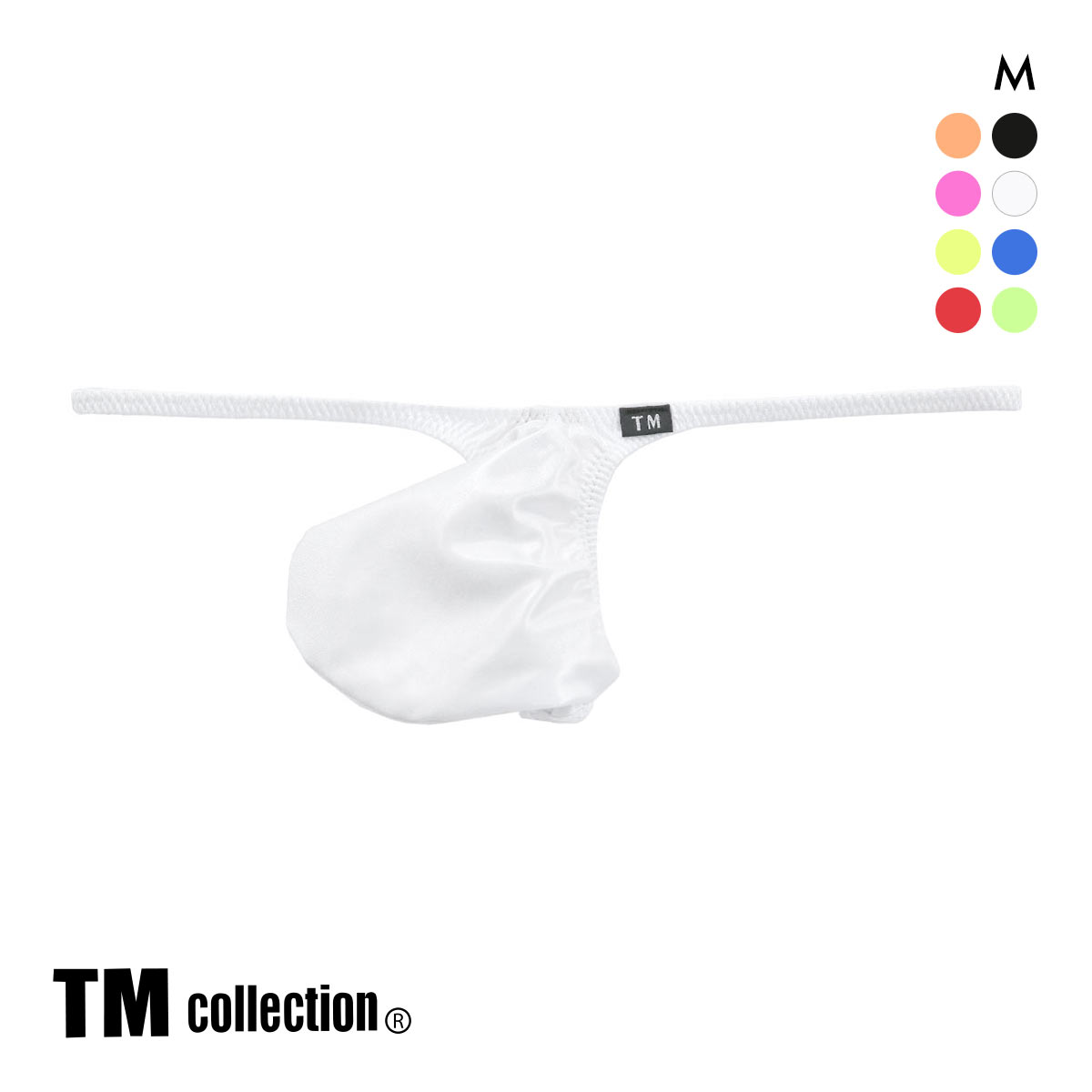 ティーエム コレクション Tバック 水着素材 2025 swimwear JUST IMPACT TB SWIM TM collection(WH-ホワイト-M)