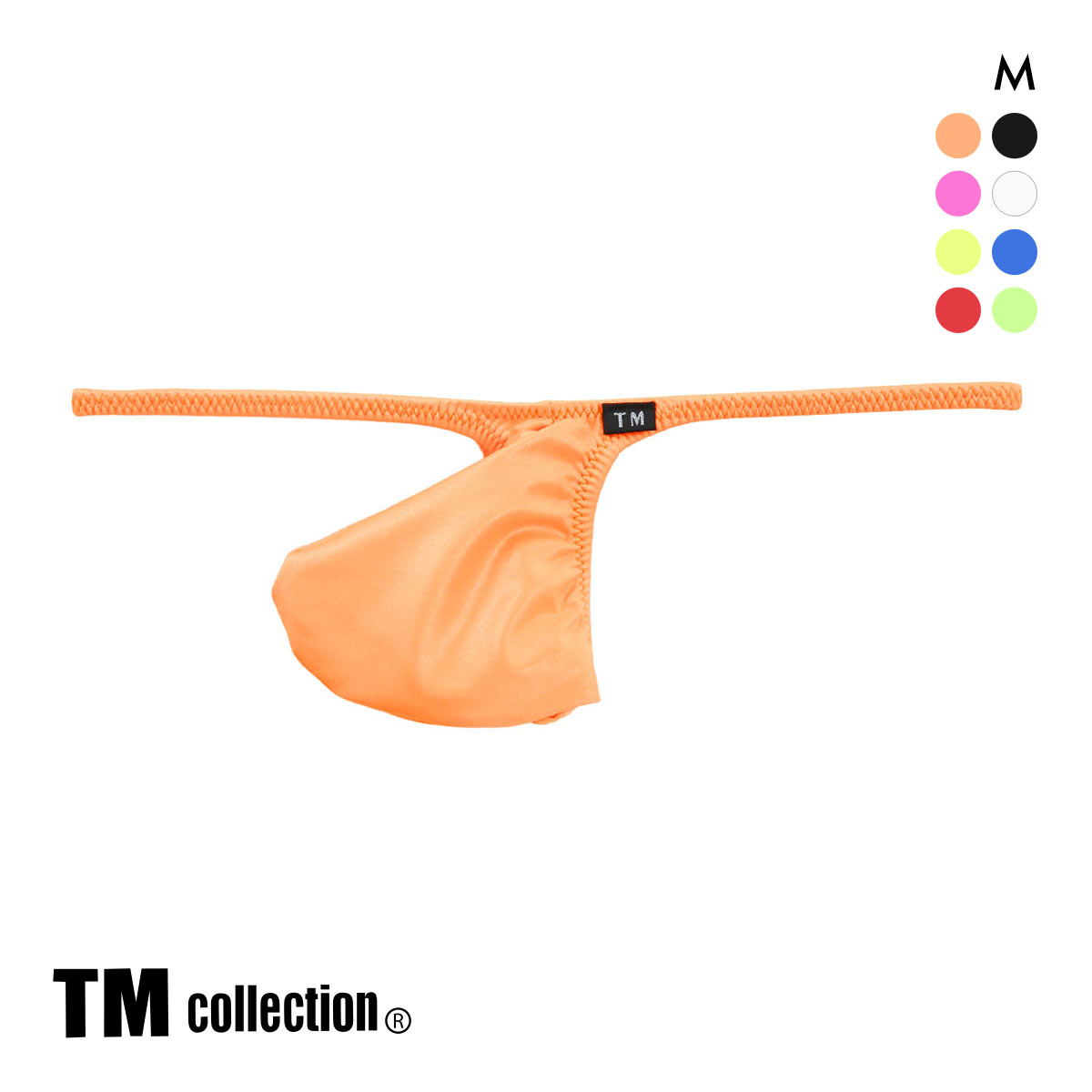 ティーエム コレクション Tバック 水着素材 2025 swimwear JUST IMPACT TB SWIM TM collection(OR-オレンジ-M)