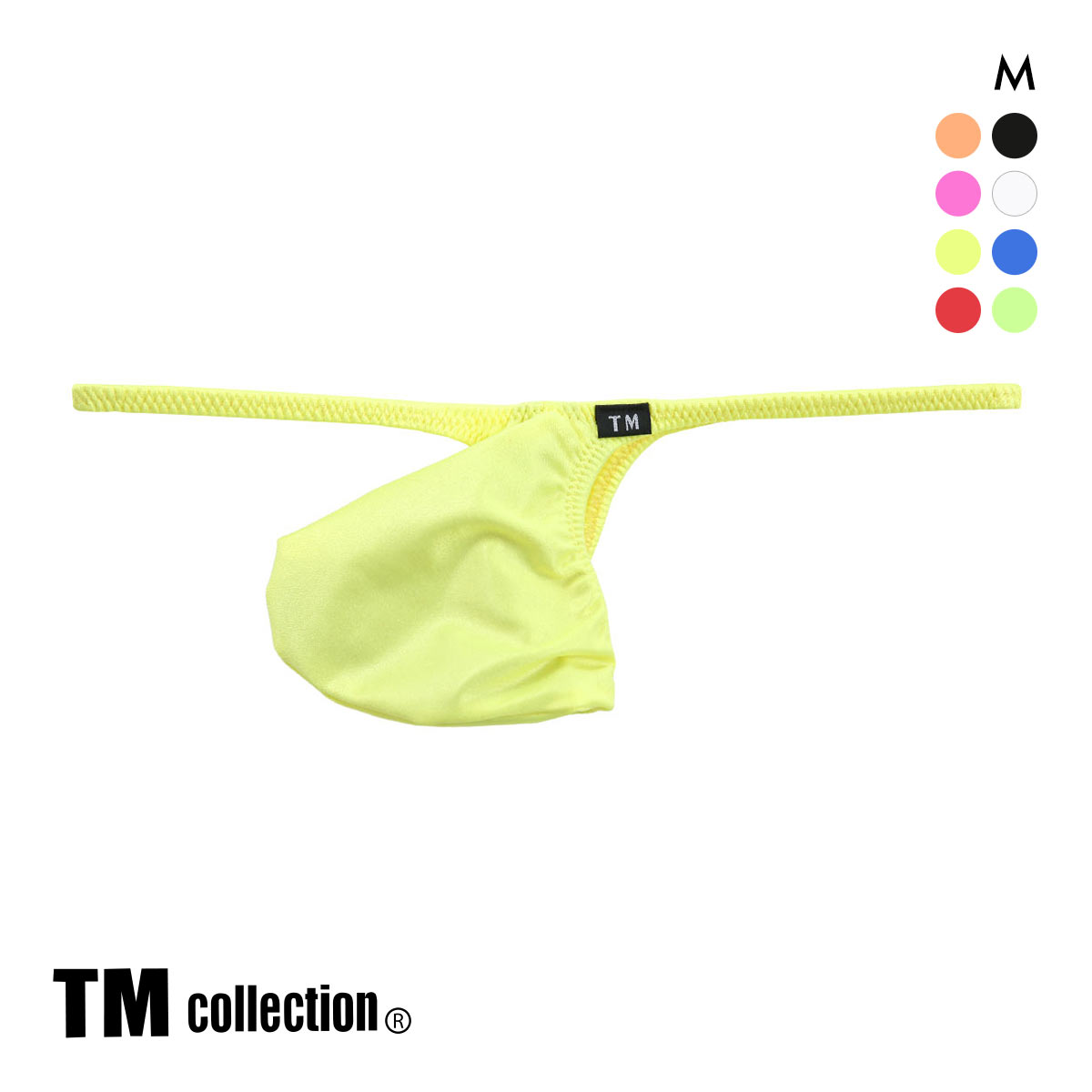 ティーエム コレクション Tバック 水着素材 2025 swimwear JUST IMPACT TB SWIM TM collection(YE-イエロー-M)