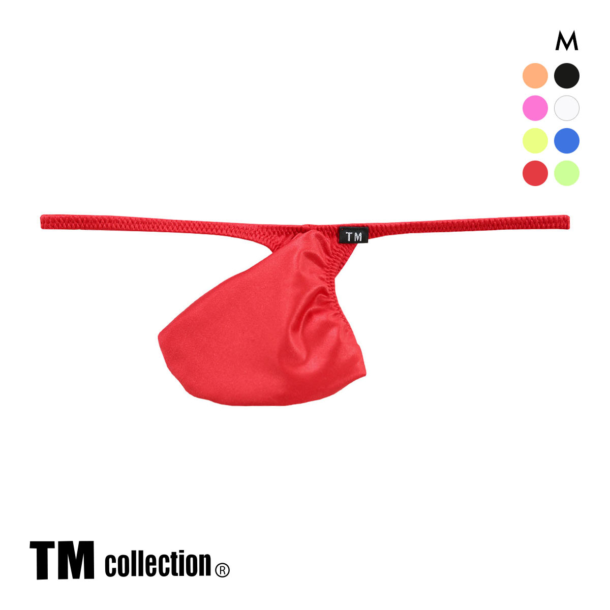 ティーエム コレクション Tバック 水着素材 2025 swimwear JUST IMPACT TB SWIM TM collection(RE-レッド-M)