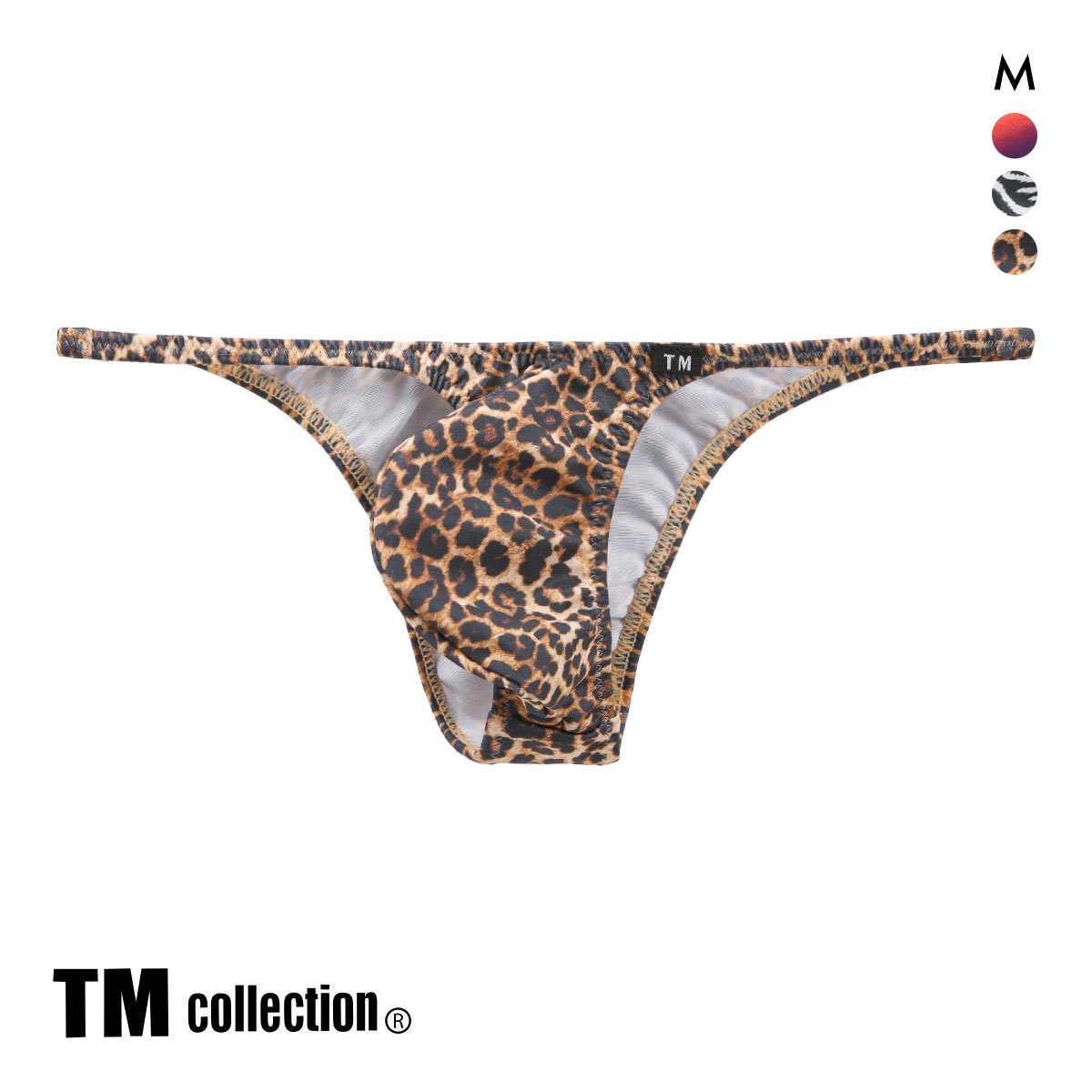 ティーエム コレクション swimwear Variety of patterns リオバック ビキニ M メンズ ビキニセクシー TM collection(LEO-ヒョウ-M)