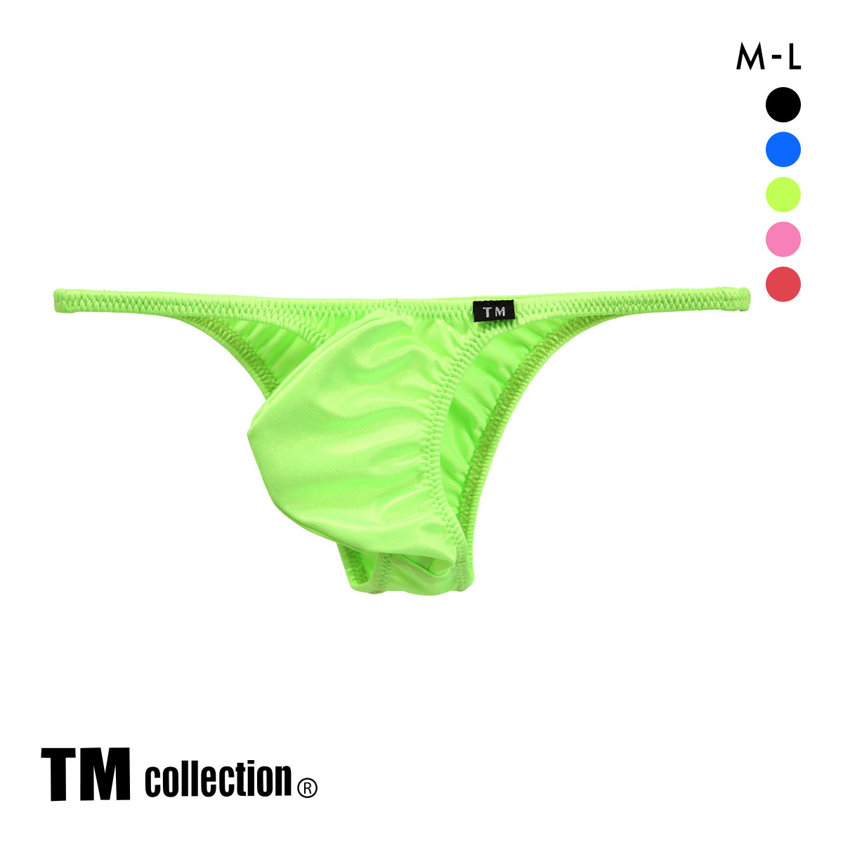 ティーエム コレクション WET Bulge style sharp cut リオバック メンズ TM collection(GR-グリーン-M)
